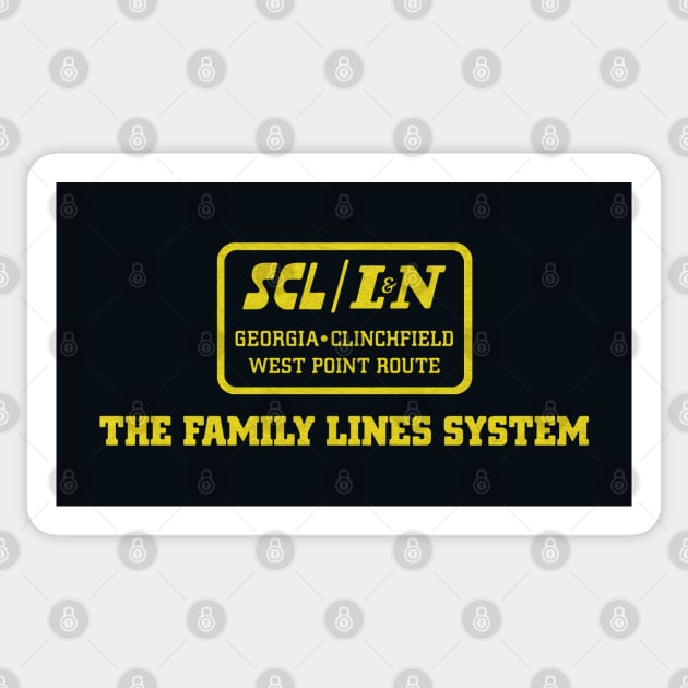 The Family Lines System Railroad Sticker by Turboglyde